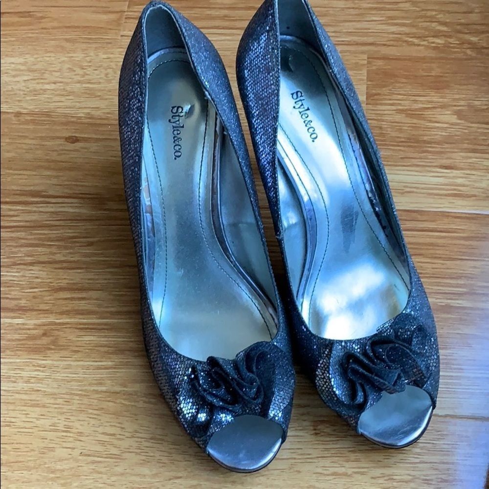 Style and Co. sparkly heels
